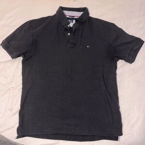 Tommy Hilfiger Men's Black Polo Shirt size L